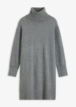 bonprix bonprix Vestidos|Ropa De Punto>Vestido de punto Gris jaspeado
