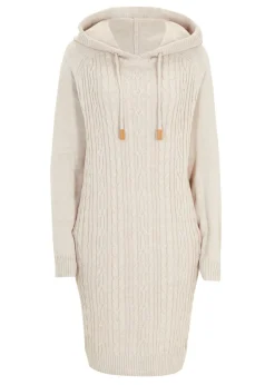 bonprix bonprix Ropa De Punto|Vestidos>Vestido de punto Crudo jaspeado