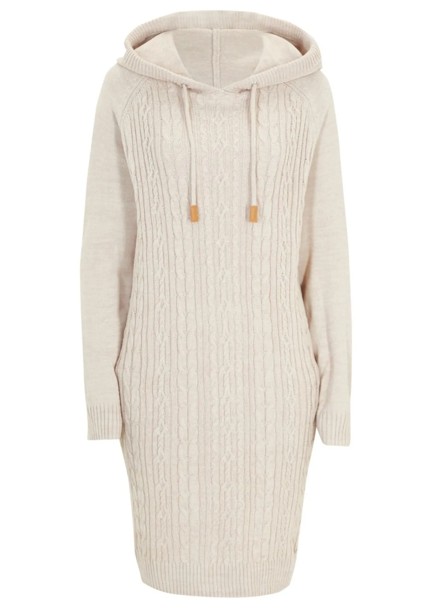 bonprix bonprix Ropa De Punto|Vestidos>Vestido de punto Crudo jaspeado