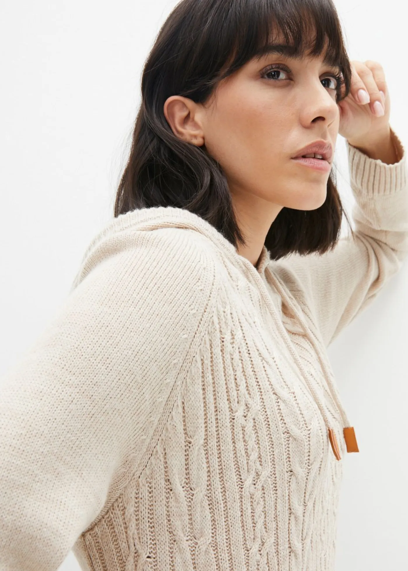 bonprix bonprix Ropa De Punto|Vestidos>Vestido de punto Crudo jaspeado