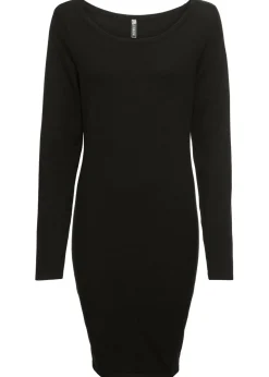 bonprix bonprix Básicos|Vestidos>Vestido de punto Negro