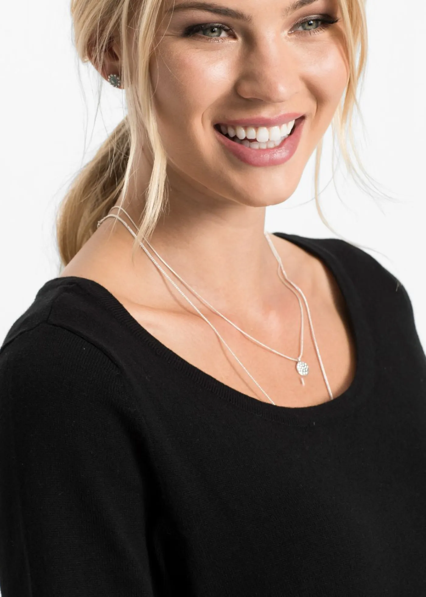 bonprix bonprix Básicos|Vestidos>Vestido de punto Negro