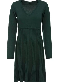 bonprix bonprix Vestidos|Ropa De Punto>Vestido de punto Verde intenso