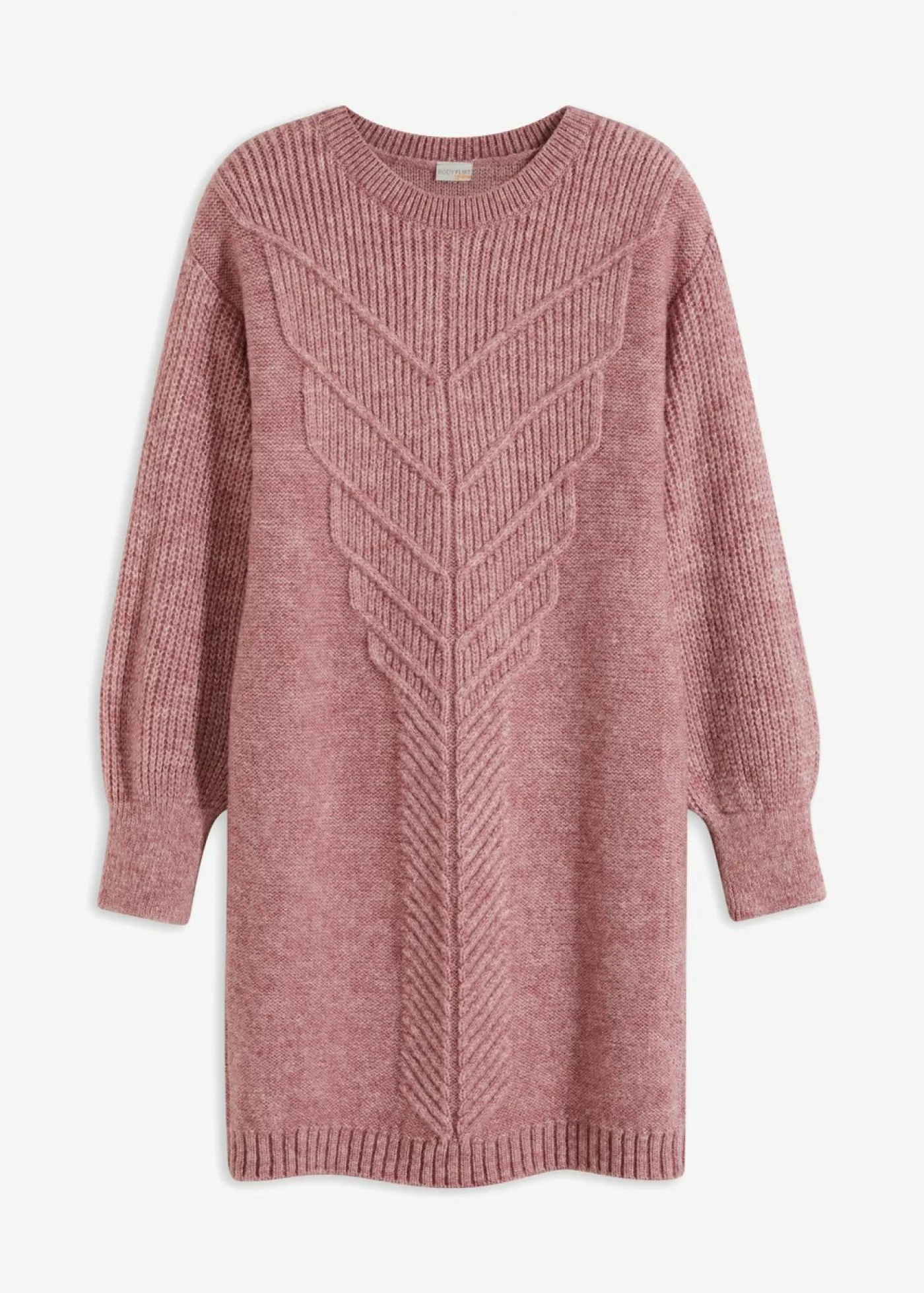 bonprix bonprix Vestidos|Ropa De Punto>Vestido de punto rosa pálido moteado