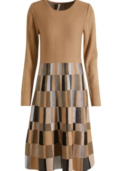 Mujer bonprix bonprix Vestido de punto a cuadros