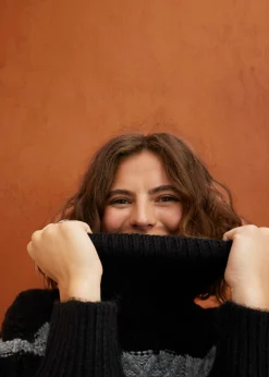 Mujer bonprix bonprix Vestido de punto a rayas