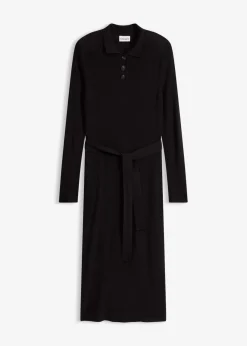 Mujer bonprix bonprix Vestido de punto acanalado de mezcla de viscosa