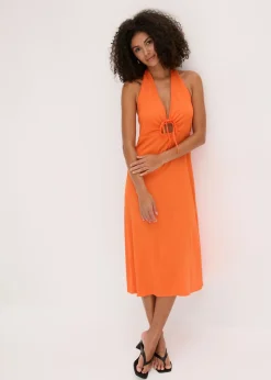 Mujer bonprix bonprix Vestido de punto con aberturas