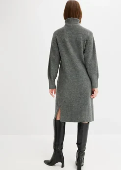 Mujer bonprix bonprix Vestido de punto con abertura