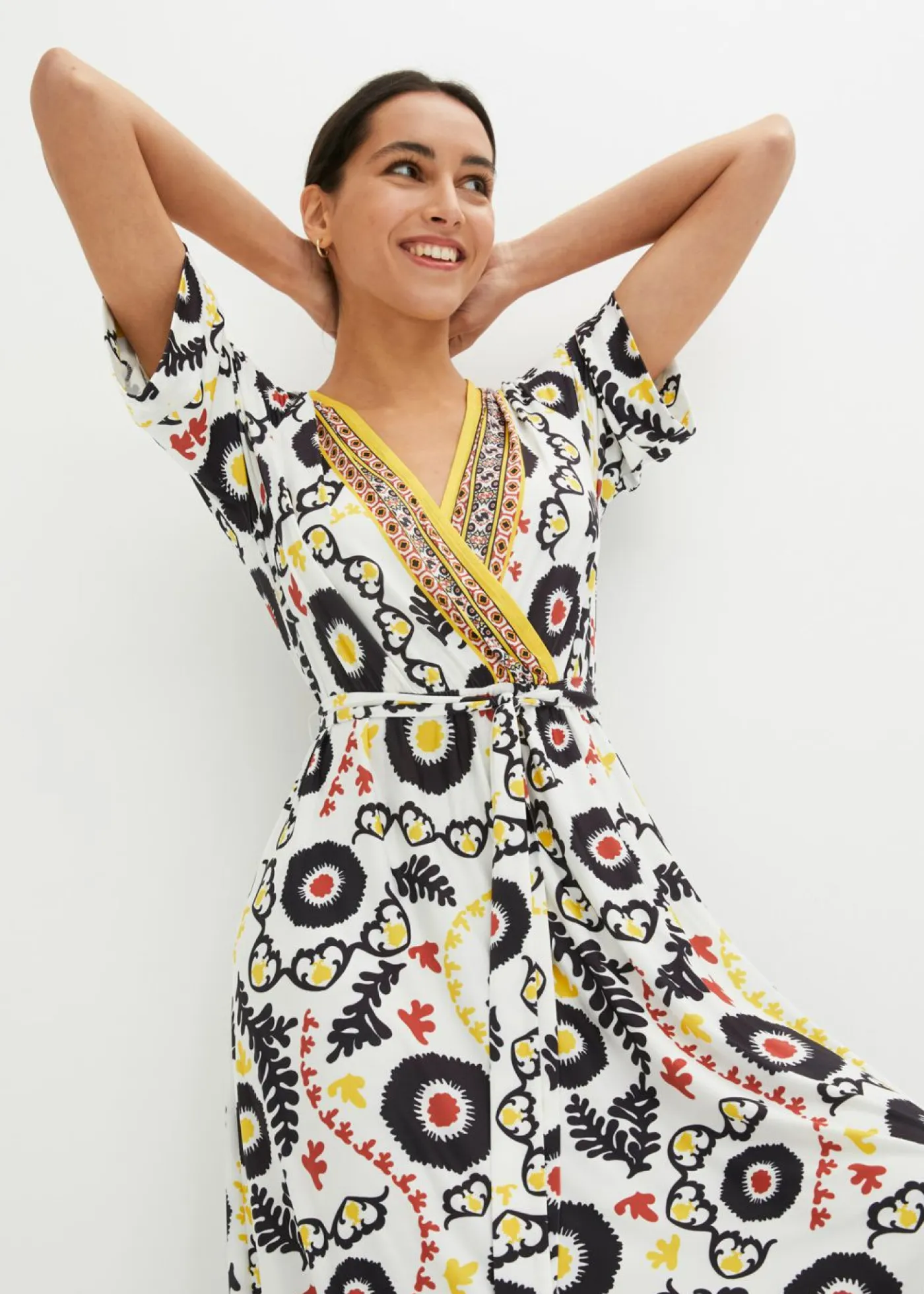 Mujer bonprix BODYFLIRT boutique Vestido de punto con cordón