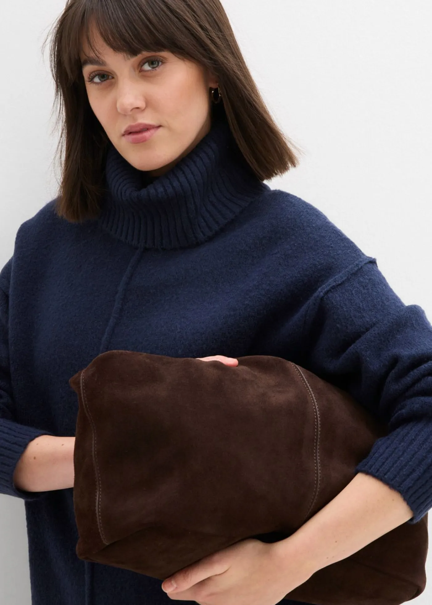 Mujer bonprix bonprix Vestido de punto con costura decorativa