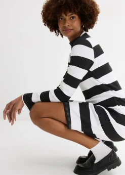 Mujer bonprix bonprix Vestido de punto con cuello alto