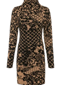 Mujer bonprix bonprix Vestido de punto con cuello alto