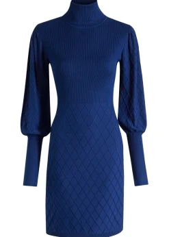 Mujer bonprix bonprix Vestido de punto con cuello vuelto