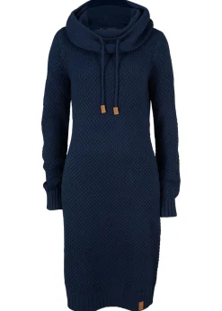 Mujer bonprix bonprix Vestido de punto con cuello tipo chal