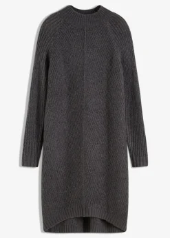 Mujer bonprix bonprix Vestido de punto con dobladillo asimétrico