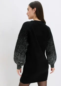 Mujer bonprix bonprix Vestido de punto con efecto brillante