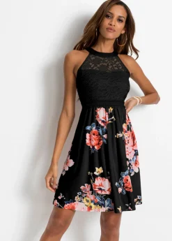 Mujer bonprix bonprix Vestido de punto con encaje