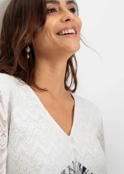 Mujer bonprix bonprix Vestido de punto con encaje