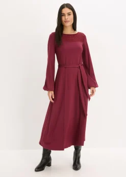 Mujer bonprix bonprix Vestido de punto con encaje