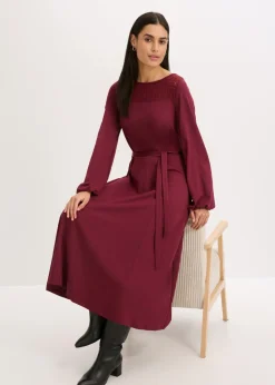 Mujer bonprix bonprix Vestido de punto con encaje