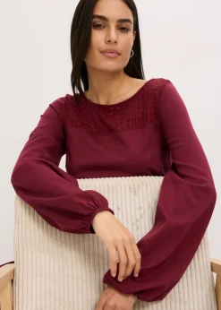 Mujer bonprix bonprix Vestido de punto con encaje