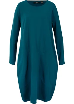 bonprix bonprix Vestidos>Vestido de punto con forma en O Verde azulado