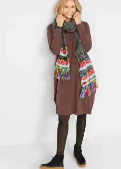 Mujer bonprix bonprix Vestido de punto con forma en O