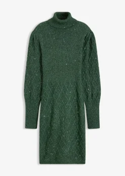 Mujer bonprix bonprix Vestido de punto con lentejuelas