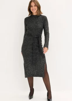 Mujer bonprix bonprix Vestido de punto con lentejuelas