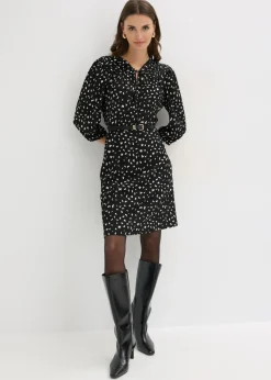 Mujer bonprix bonprix Vestido de punto con línea en A