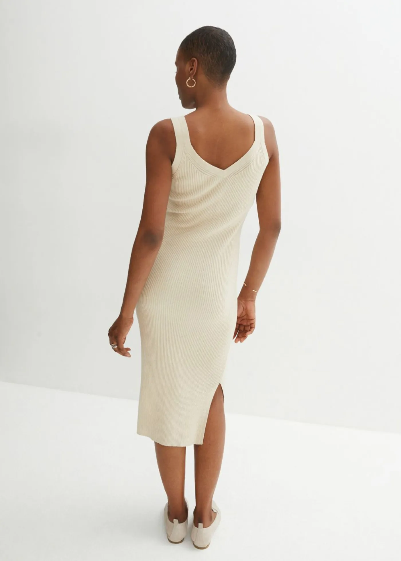 Mujer bonprix bonprix Vestido de punto con seda