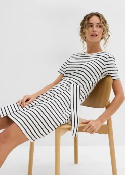 Mujer bonprix bonprix Vestido de punto de algodón puro