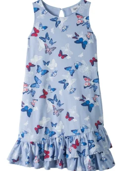 Niños bonprix bonprix Vestido de punto de algodón orgánico puro con volante