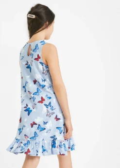 Niños bonprix bonprix Vestido de punto de algodón orgánico puro con volante