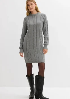 Mujer bonprix bonprix Vestido de punto de algodón puro