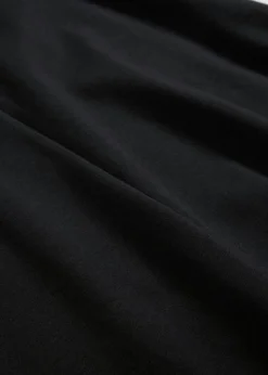 bonprix bonprix Esenciales|Vestidos>Vestido de punto de algodón orgánico puro Negro