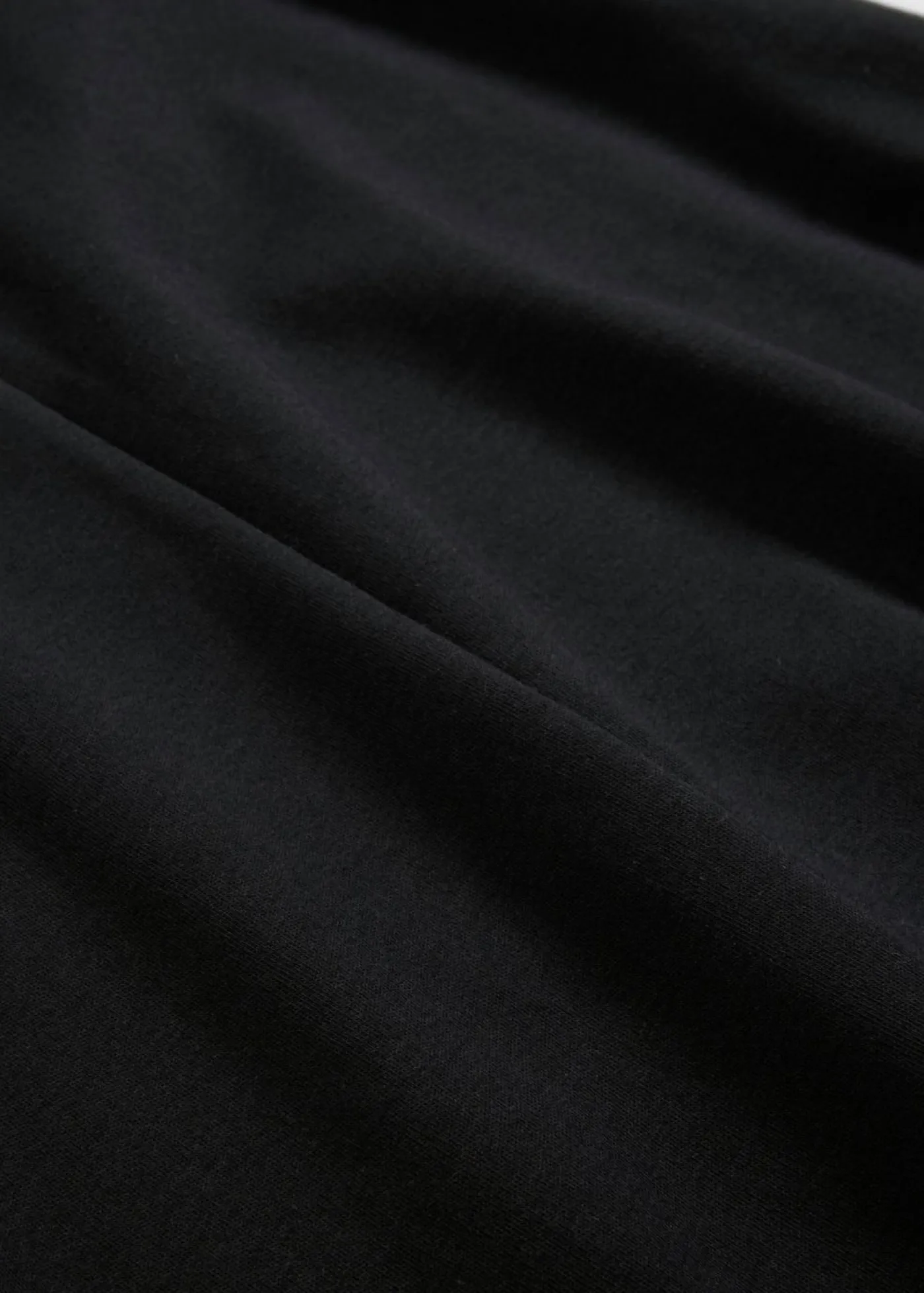 bonprix bonprix Esenciales|Vestidos>Vestido de punto de algodón orgánico puro Negro