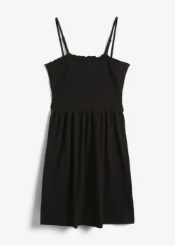 bonprix bonprix Vestidos>Vestido de punto de algodón orgánico puro Negro