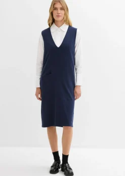 Mujer bonprix bonprix Vestido de punto de algodón puro