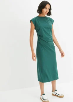 Mujer bonprix bonprix Vestido de punto de algodón con elástico