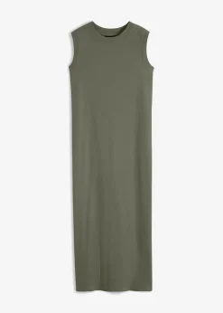 Mujer bonprix bonprix Vestido de punto de algodón con elástico