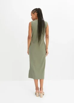 Mujer bonprix bonprix Vestido de punto de algodón con elástico