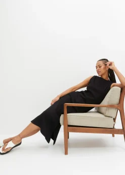 Mujer bonprix bonprix Vestido de punto de algodón con elástico