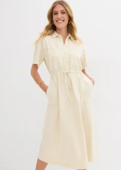 Mujer bonprix bonprix Vestido de punto de algodón elástico