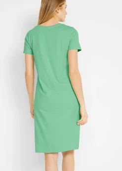 Mujer bonprix bonprix Vestido de punto de algodón puro (2 unidades)