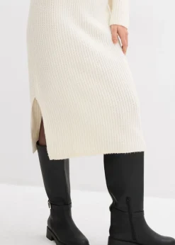 Mujer bonprix bonprix Vestido de punto de canalé