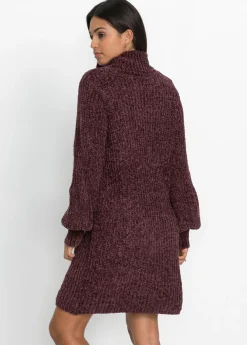 Mujer bonprix bonprix Vestido de punto de chenilla de poliéster reciclado