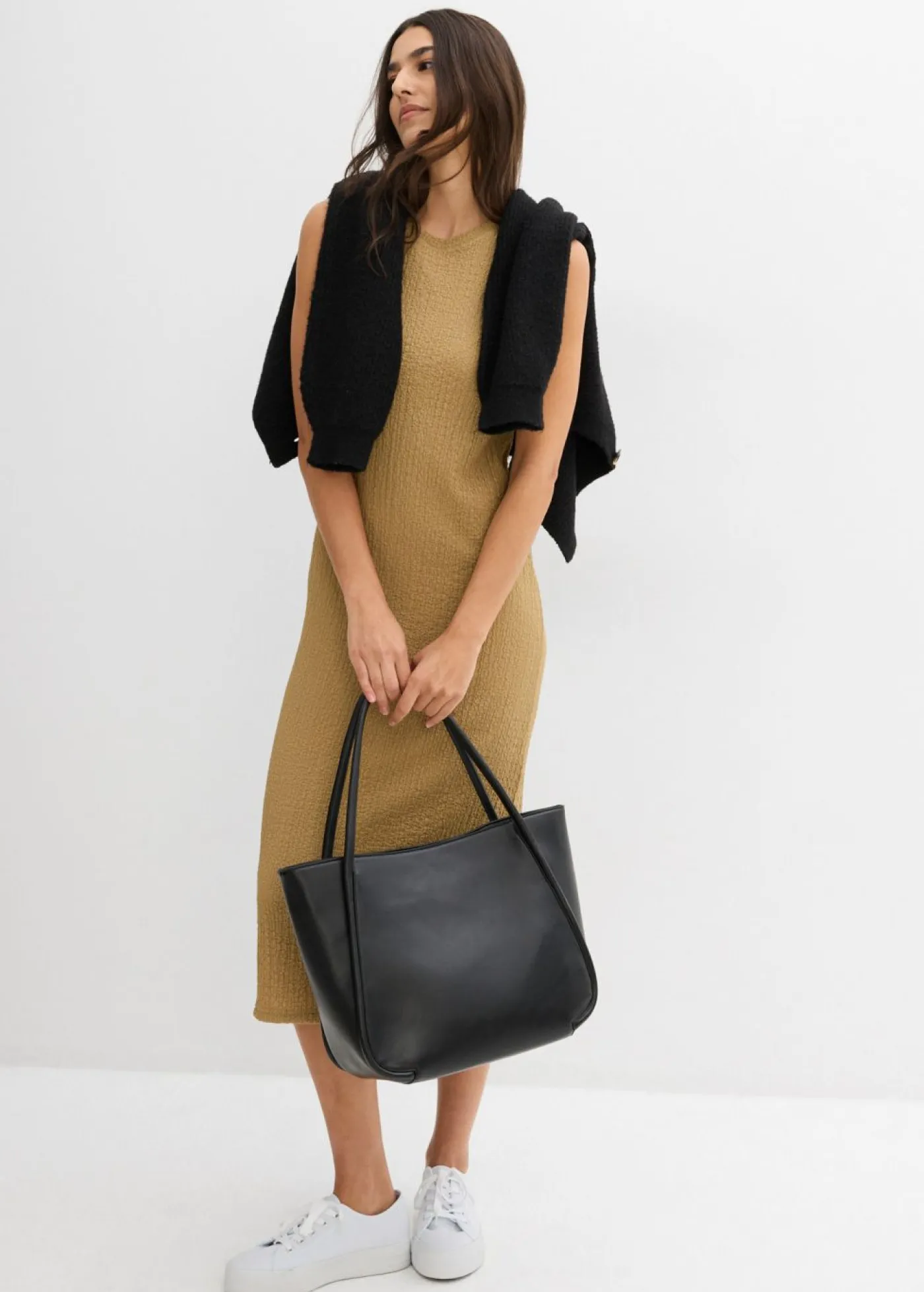 Mujer bonprix bonprix Vestido de punto de crepé