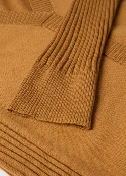 bonprix bonprix Vestidos|Ropa De Punto>Vestido de punto de lana merina Avellana